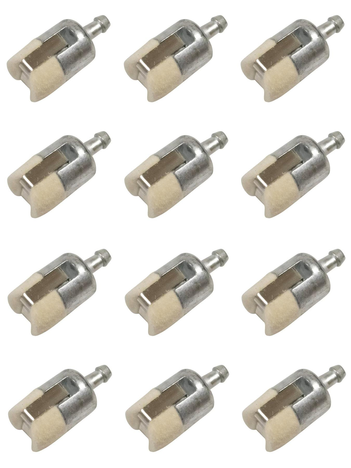 12 Pack Stens Fuel Filter Fits Walbro 125-527-1 3/16" ID Line Up To 30cc