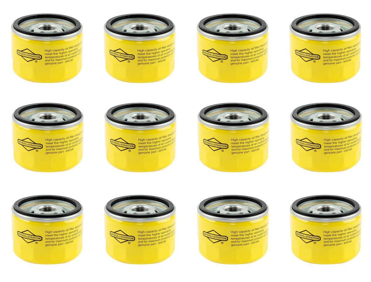 12 Pack Genuine Briggs & Stratton 696854 Extended Life Oil Filter OEM
