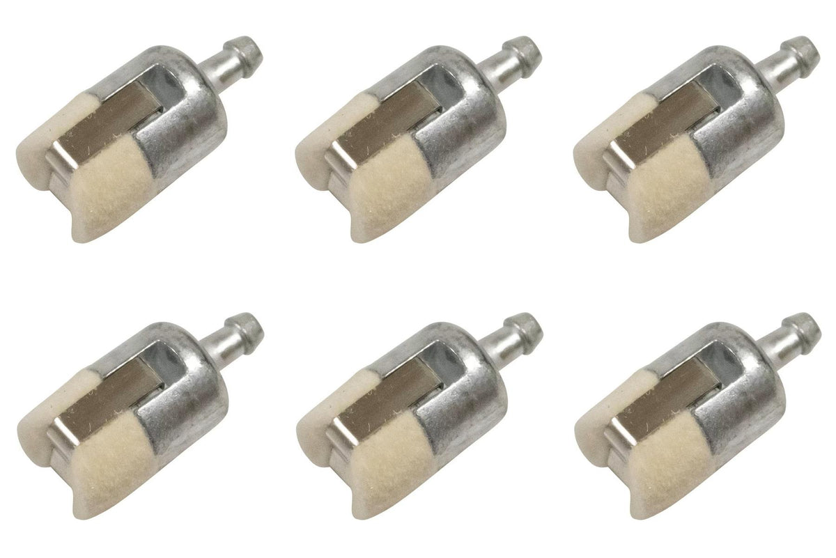 6 Pack Stens Fuel Filter Fits Walbro 125-527-1 3/16" ID Line Up To 30cc