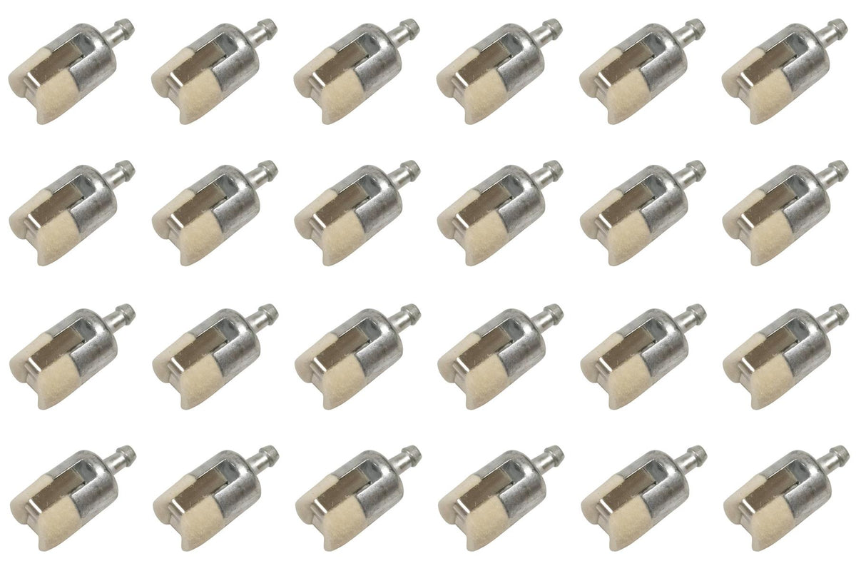 24 Pack Stens Fuel Filter Fits Walbro 125-527-1 3/16" ID Line Up To 30cc