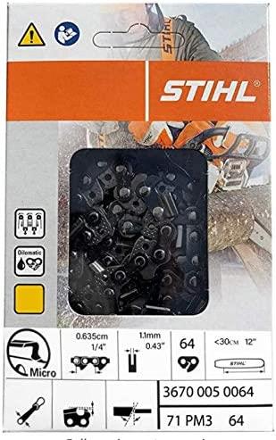 STIHL OEM 71PM3 64E CHAIN LOOP Part# 3670 005 0064