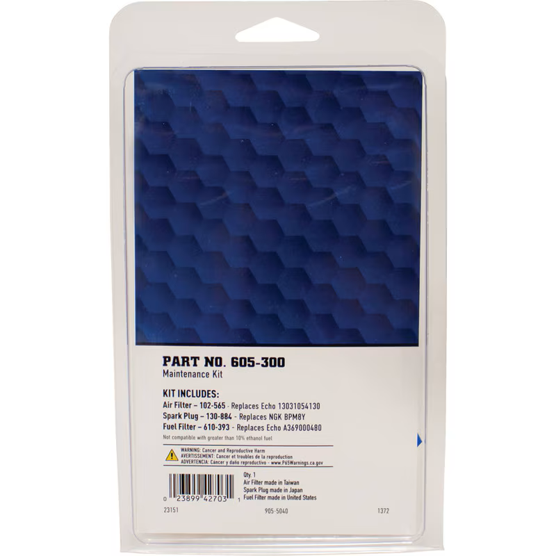 Stens Maintenance Kit, Echo 90152Y Part# 605-300