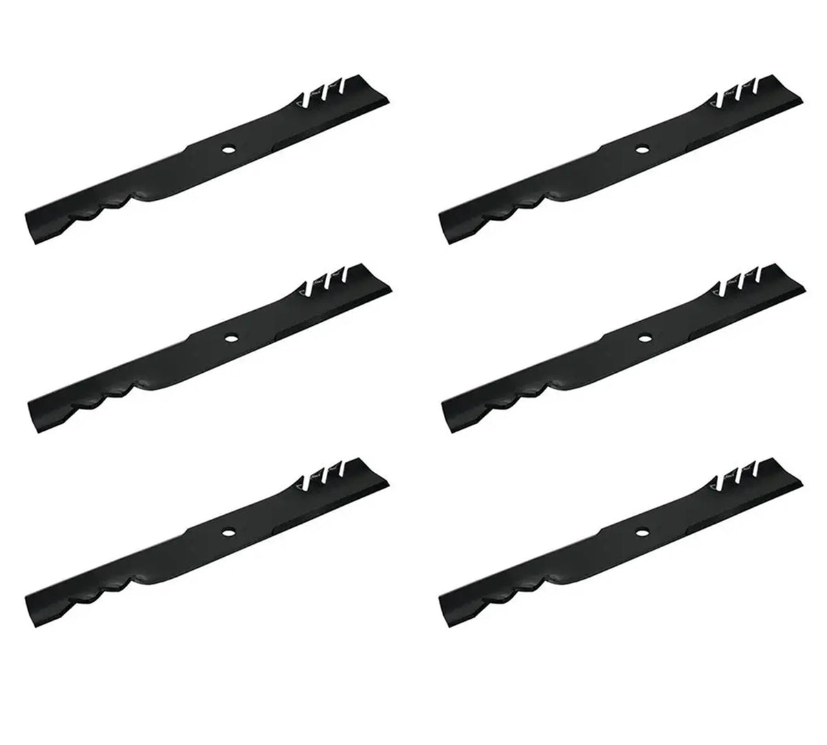 6 Pack Genuine Hustler 797712 Gator-Style Blade Raptor FasTrak Super Z X-One 54"