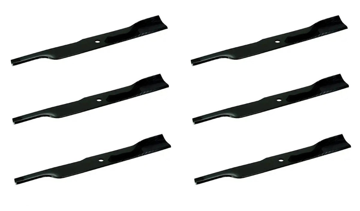 6 Pack Genuine Hustler 602771X High-Lift Notched Mower Blade 60" Cut