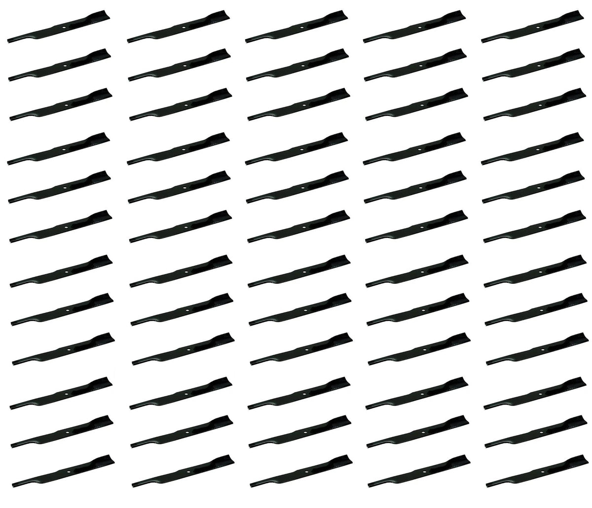 60 Pack Genuine Hustler 602771 High-Lift Notched Mower Blade 60" Cut