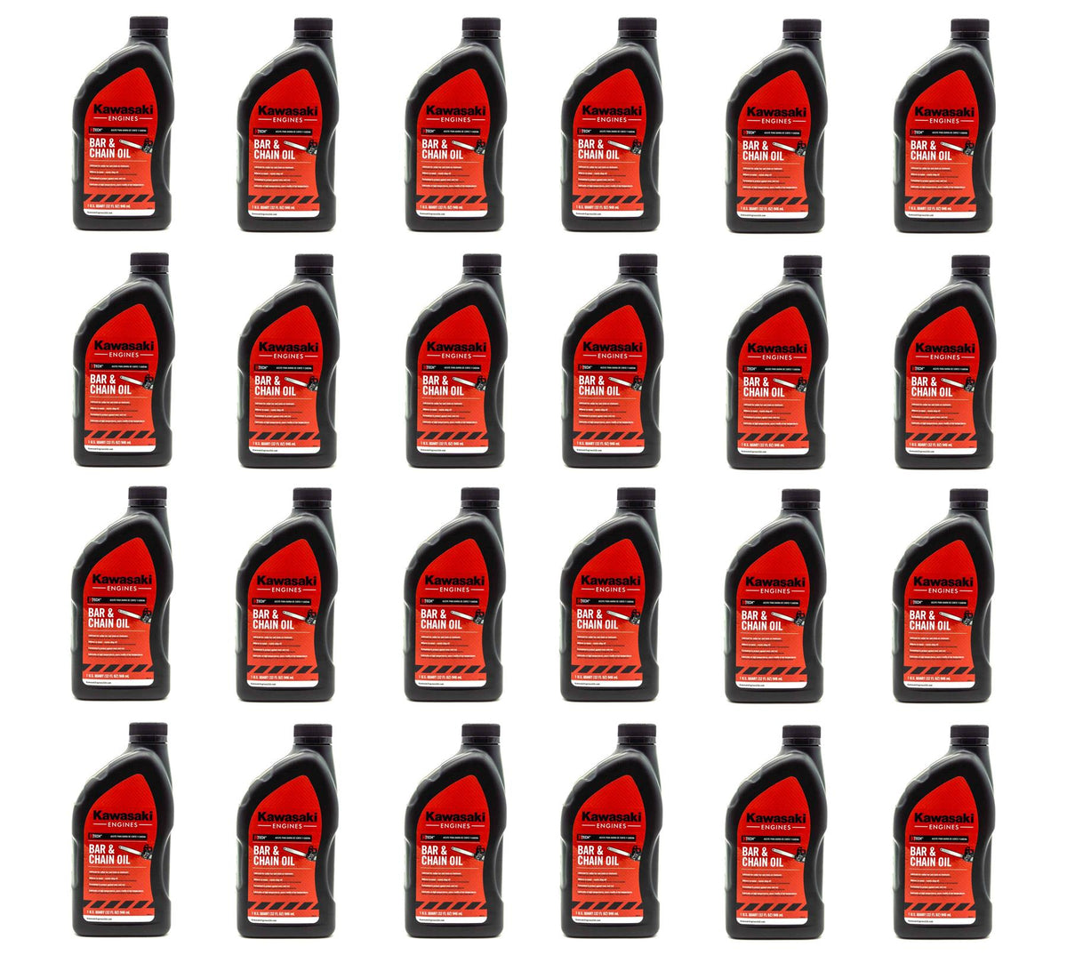 24 Pk Genuine Kawasaki 99969-6505 KTECH Bar & Chain Oil 1 Quart Chainsaw OEM