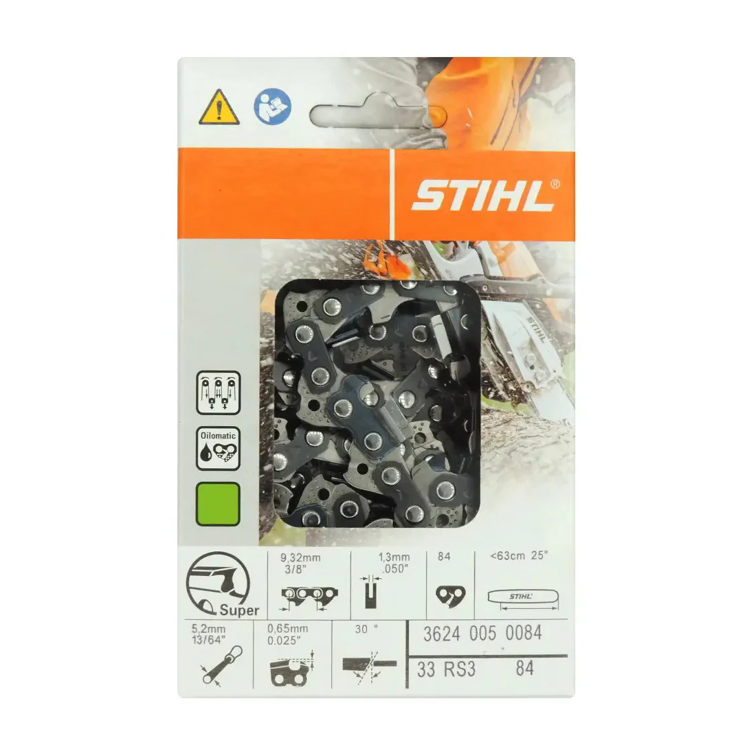 STIHL OEM 33RSC3 84E CHAIN LOOP Part# 3624 005 0084