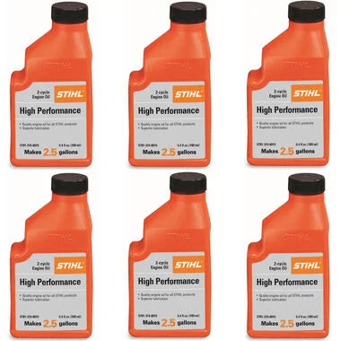 STIHL OEM 2 CYCLE OIL 6.4 FL OZ 6 PACK Part# 0781 319 8012
