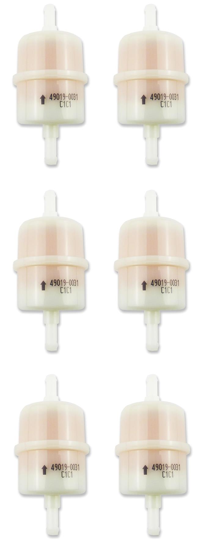 6 Pack Genuine Kawasaki 49019-0031 Fuel Filter FX FT FS FR EFI OEM