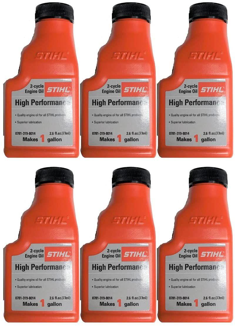 STIHL OEM 2.6 FL OZ 6 PACK 2 CYCLE HP ORANGE Part# 0781 319 8011