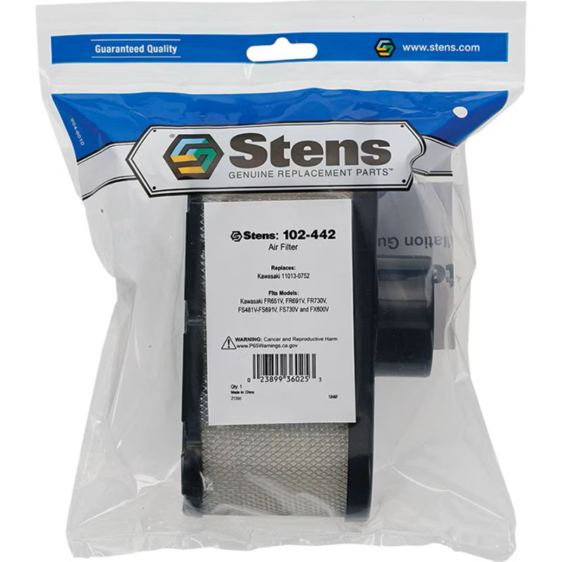 Stens Air Filter, Kawasaki 11029-0031 Part# 102-442