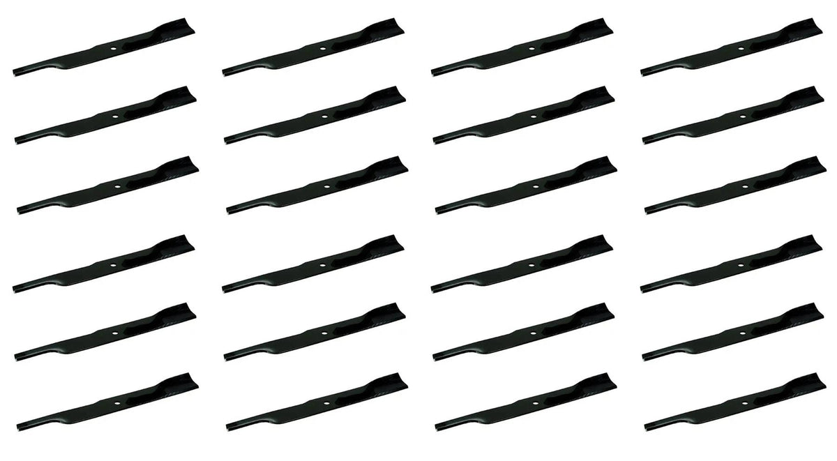 24 Pack Genuine Hustler 602771 High-Lift Notched Mower Blade 60" Cut