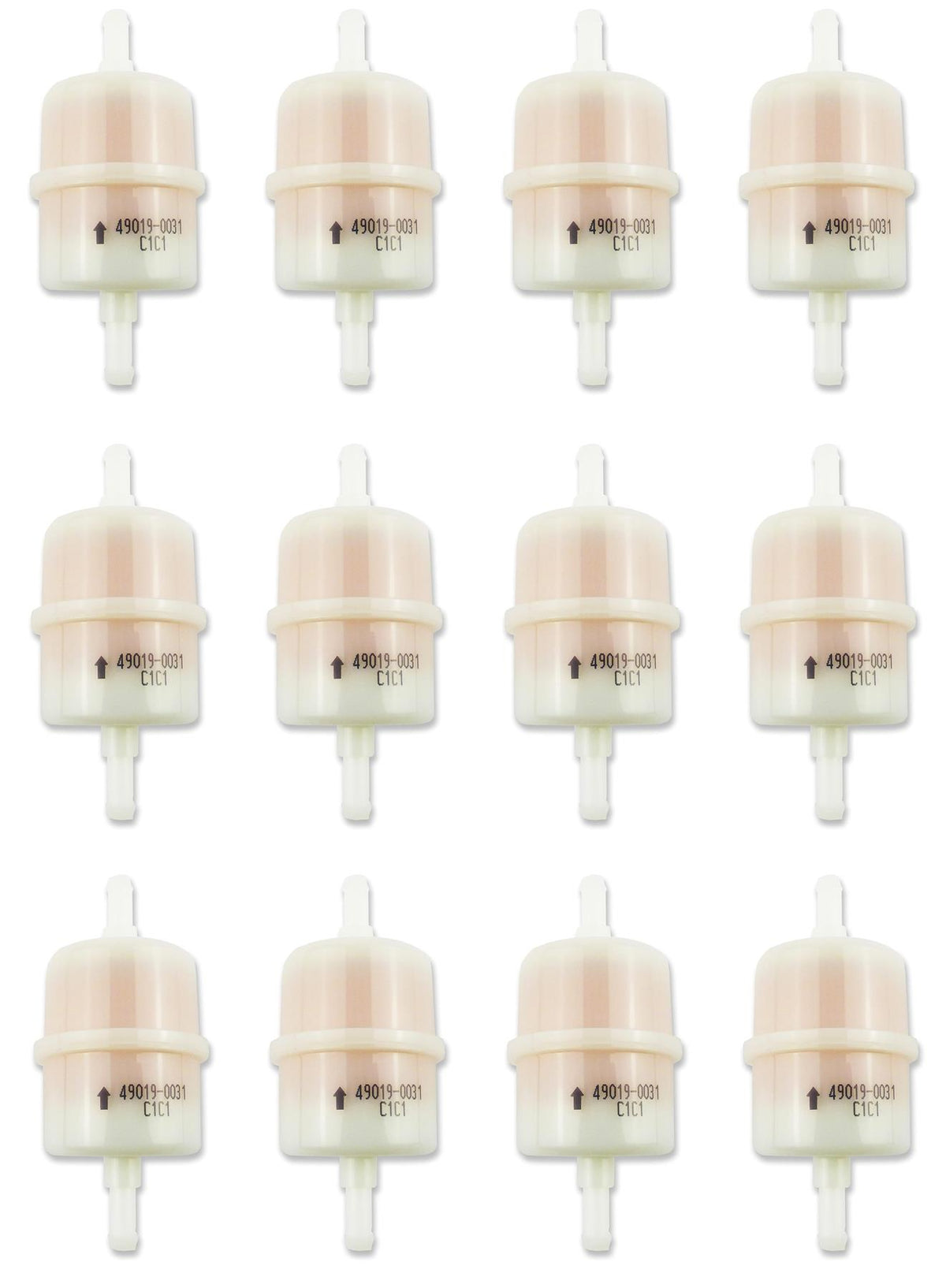 12 Pack Genuine Kawasaki 49019-0031 Fuel Filter FX FT FS FR EFI OEM