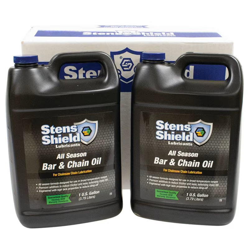 Stens Shield Bar & Chain Oil, All season formula, Four 1 gallon bottles, case, 4 Part# 770-706
